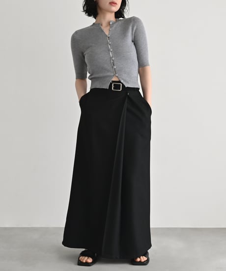 Wrap Long Skirt bo2000-186