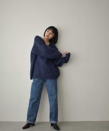 2way Neck Knit Tops t1911-167