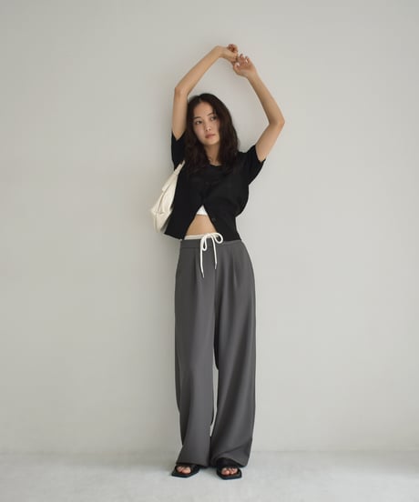 Double Waist Tuck Pants bo2000-162