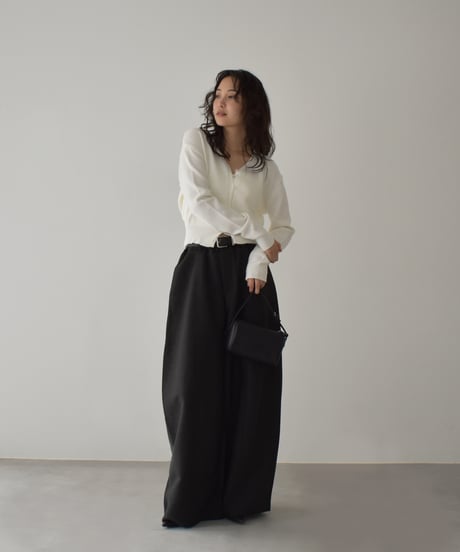 Highwaist Cocoon Silhouette Pants bo2000-178