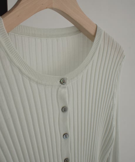 Sheer Rib Compact Cardigan t1911-451