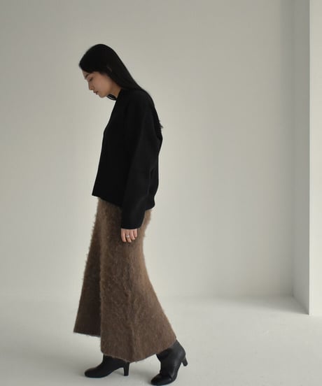Shaggy Knit Skirt bo2000-74