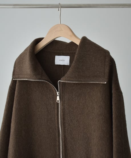 Doublezip Wool Long Coat