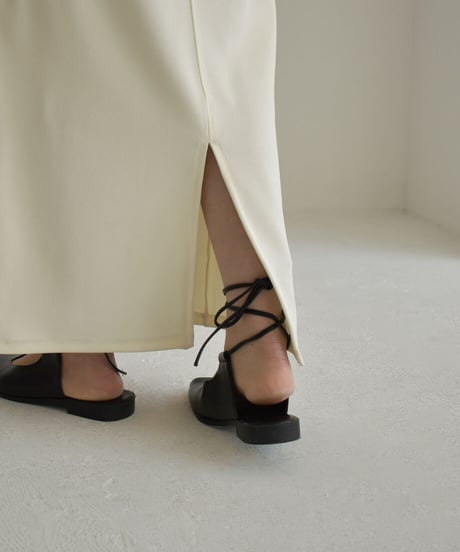 Square Toe Laceup Sandal s1912-35