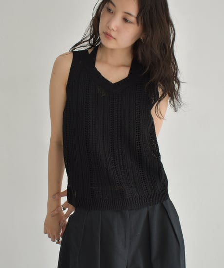 Layered Design Mesh Nosleeve t1911-400