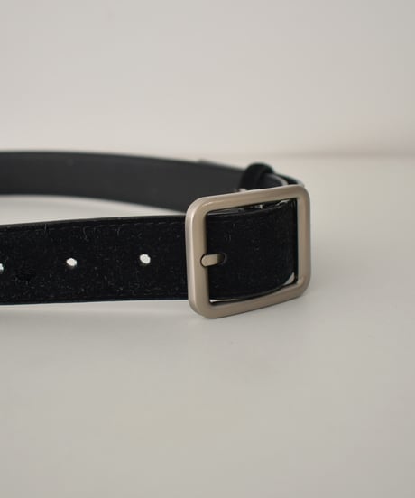 Square Buckle Suede Belt be1913-104