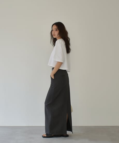 Short Wide Silhouette Tshirt t1911-388