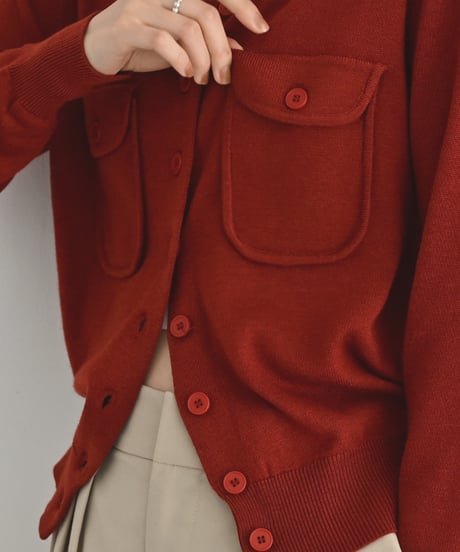 Pocket Knit Cardigan t1911-509