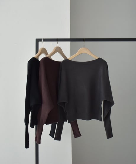 Long Rib Sleeve Knit Pullover t1911-340