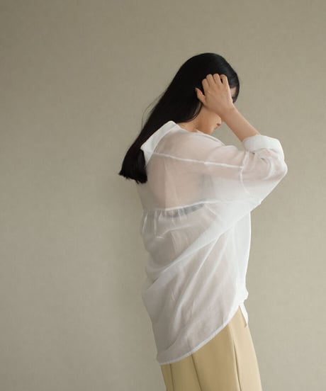 Sheer Palecolor Shirt t1911-74