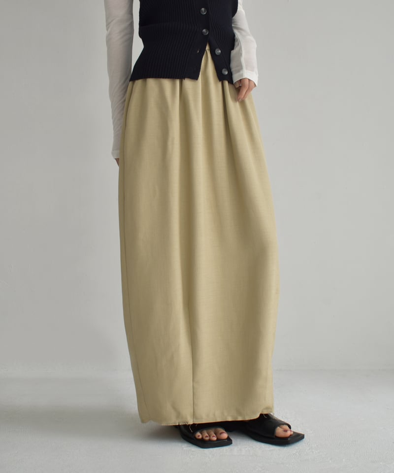 Drape Cocoon Skirt bo2000-145 | cizatto