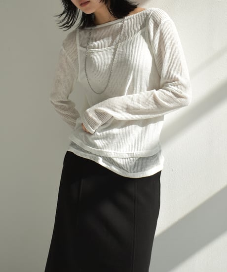 Layered Sheer Tops t1911-215