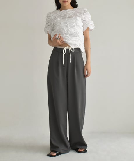 Double Waist Tuck Pants bo2000-162