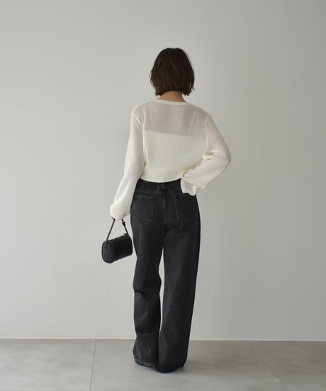 Mesh Knit Cardigan t1911-436
