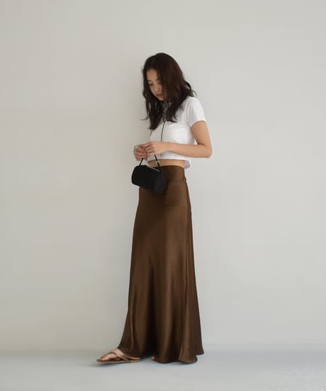 Satin Narrow Skirt bo2000-156