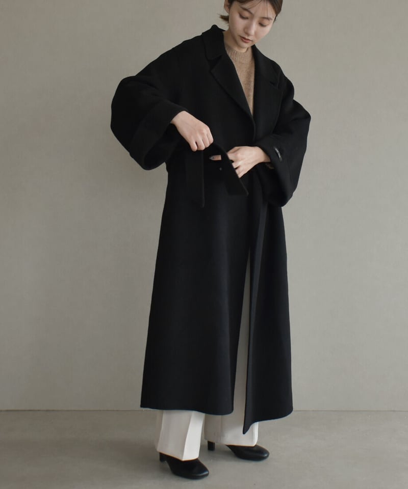 【cizatto】 Wool Gown Coat ウールガウンコート Wool Gown Coat（Blue）c1911-8 | cizatto