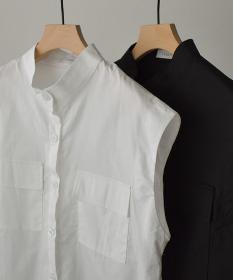 Bandcollar Nosleeve Shirt t1911-119