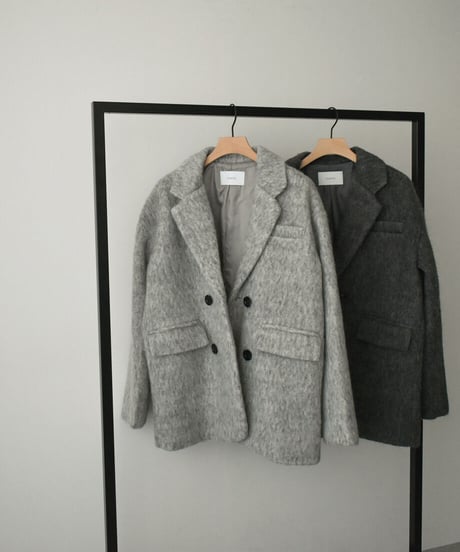 Wool Shaggy Short Coat