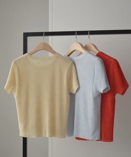 Stripe Sheer Tops t1911-278