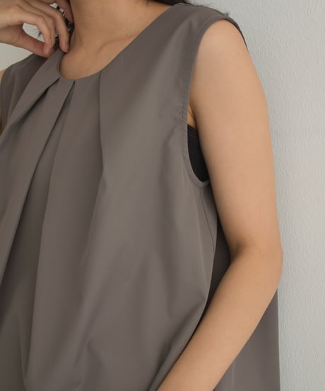 【STUDIO ENUL】Flare Sleeveless Top 200002