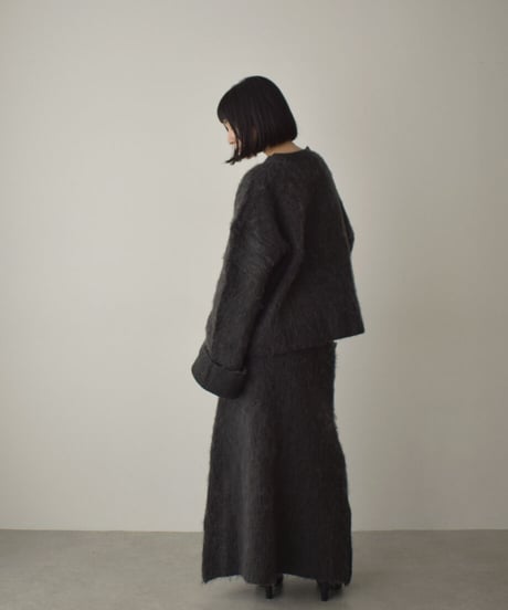Shaggy Knit Skirt bo2000-74