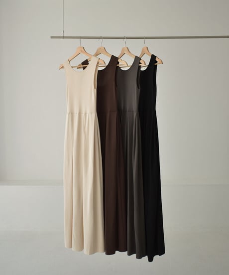 Waist Tuck 2way Nosleeve Oenpiece op-0202009504