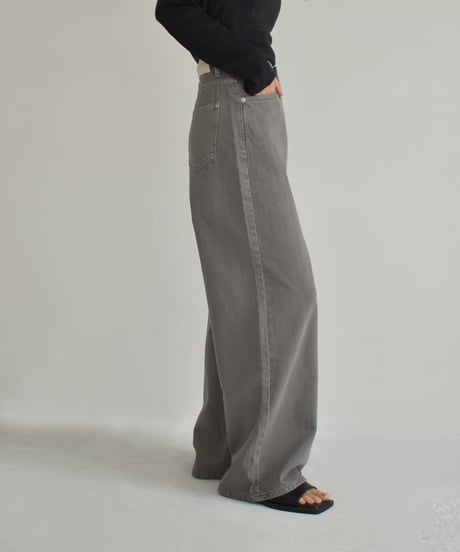 Straight Denim Pants（Greige）bo2000-147