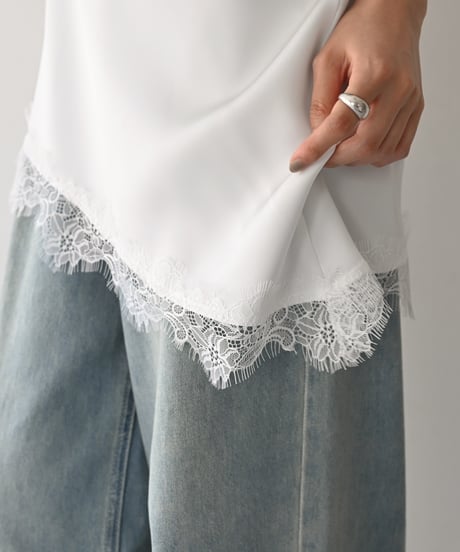 Asymmetry Lace Camisole t1911-529
