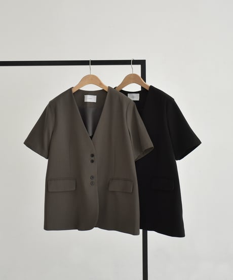 Nocollar Half Sleeve Jacket t1911-419