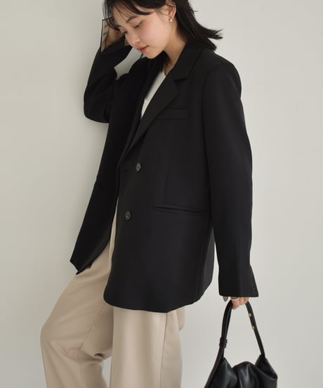 Loose Double Breasted Jacket t1911-254