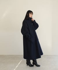 Puff Sleeve Raglan Coat（Purplebrown,Navy）c1911-13