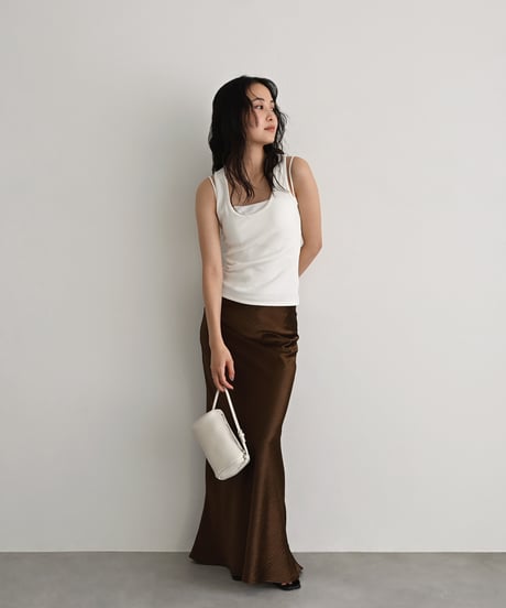 Uneck Rib Tank Tops t1911-547