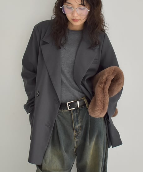 Double Breasted Jacket (Gray) t1911-468