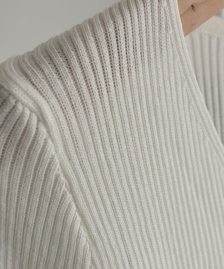Rib Knit Ribbon Cardigan t1911-269