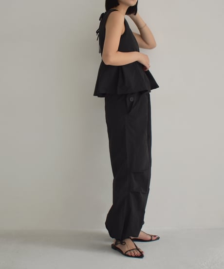 Nylon Peplum Set Up 0202009541