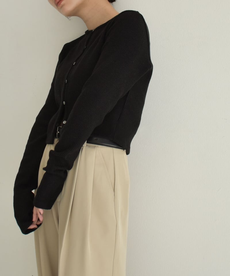 Crew Neck Short Cardigan t1911-223 | cizatto