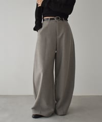 Highwaist Cocoon Silhouette Pants bo2000-178
