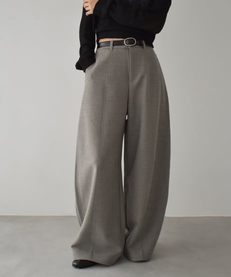 Highwaist Cocoon Silhouette Pants bo2000-178