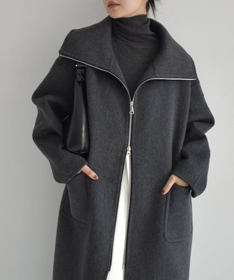 Doublezip Wool Long Coat c1911-54