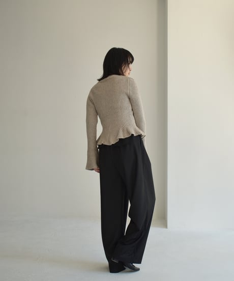Peplum Knit Cardigan t1911-133