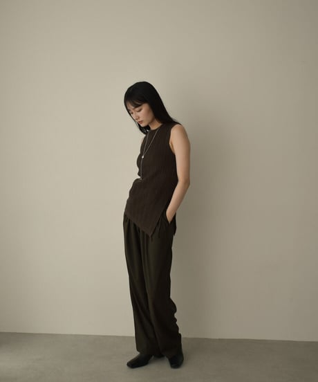 Nosleeve Random Rib Knit t1911-149