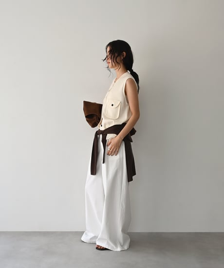 Pocket Knit Vest t1911-527