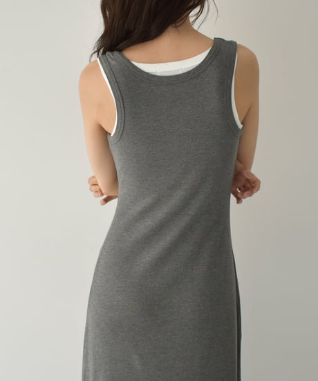 Layered Docking Rib Tunk Onepiece op-0202009553