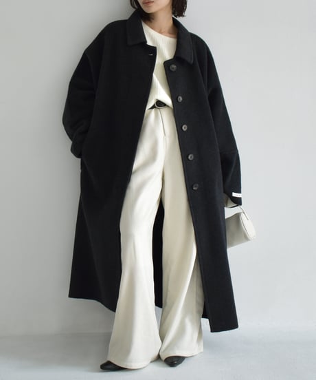 Dolman Sleeve Wool Coat（Charcoal） c1911-64