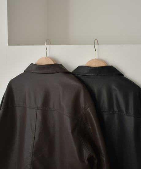 Fake Leather Over Jacket t1911-498