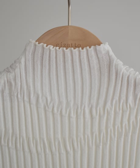 Mellow Pattern Bottleneck Knit t1911-528