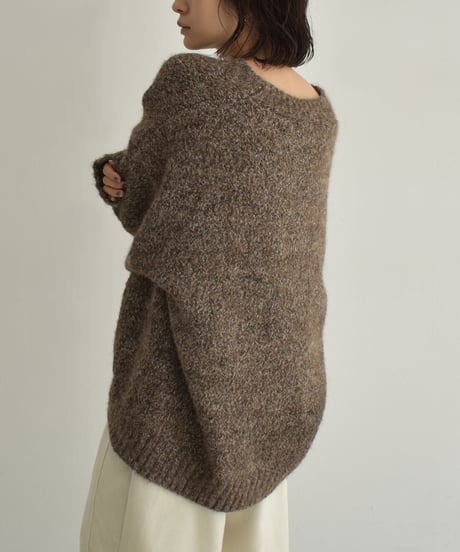 Mix Over Size Knit Cardigan t1911-486