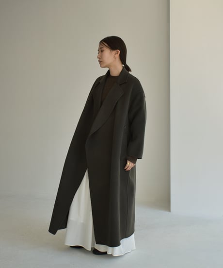Wool Long Coat（Mocha,Charcoalgray）c1911-15