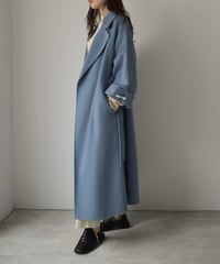Wool Gown Coat（Blue）
