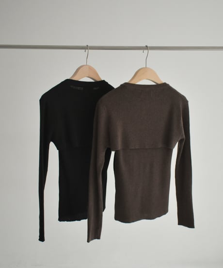 Rib Layered Knit Set t1911-434
